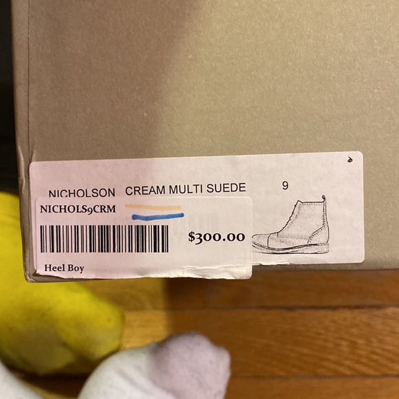 High top brogue patchwork suede boots - Picture 5 of 5